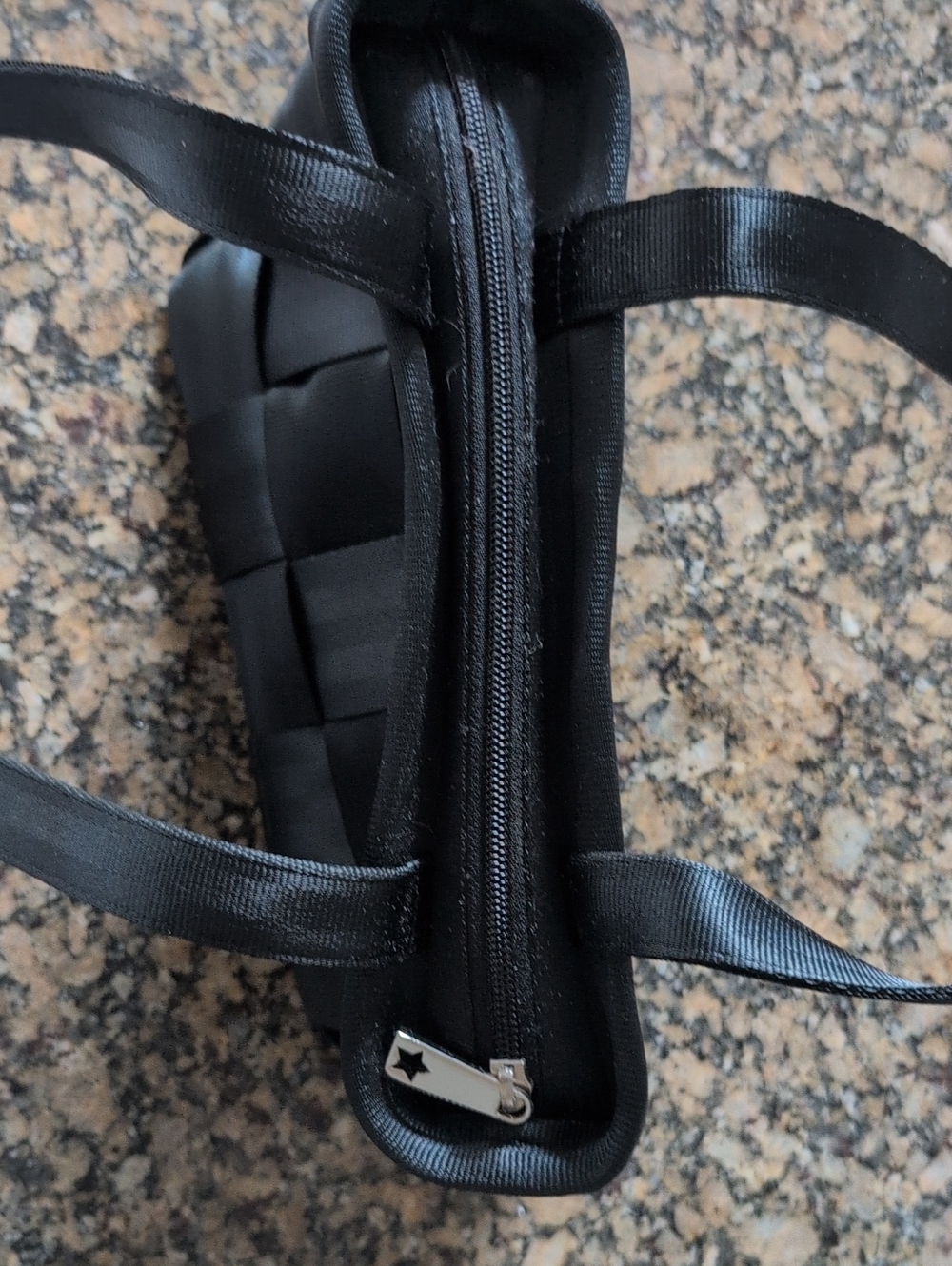 Harveys Black Woven Seatbelt Shoulder Bag - Picture 4 of 4